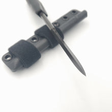 Load image into Gallery viewer, Scoundrel Series  Tri Spike /Black Canvas Micarta